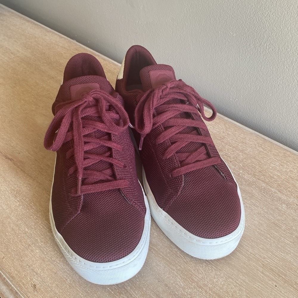 Greats Brooklyn Men’s Burgundy sneakers size 7 - Picture 3 of 11